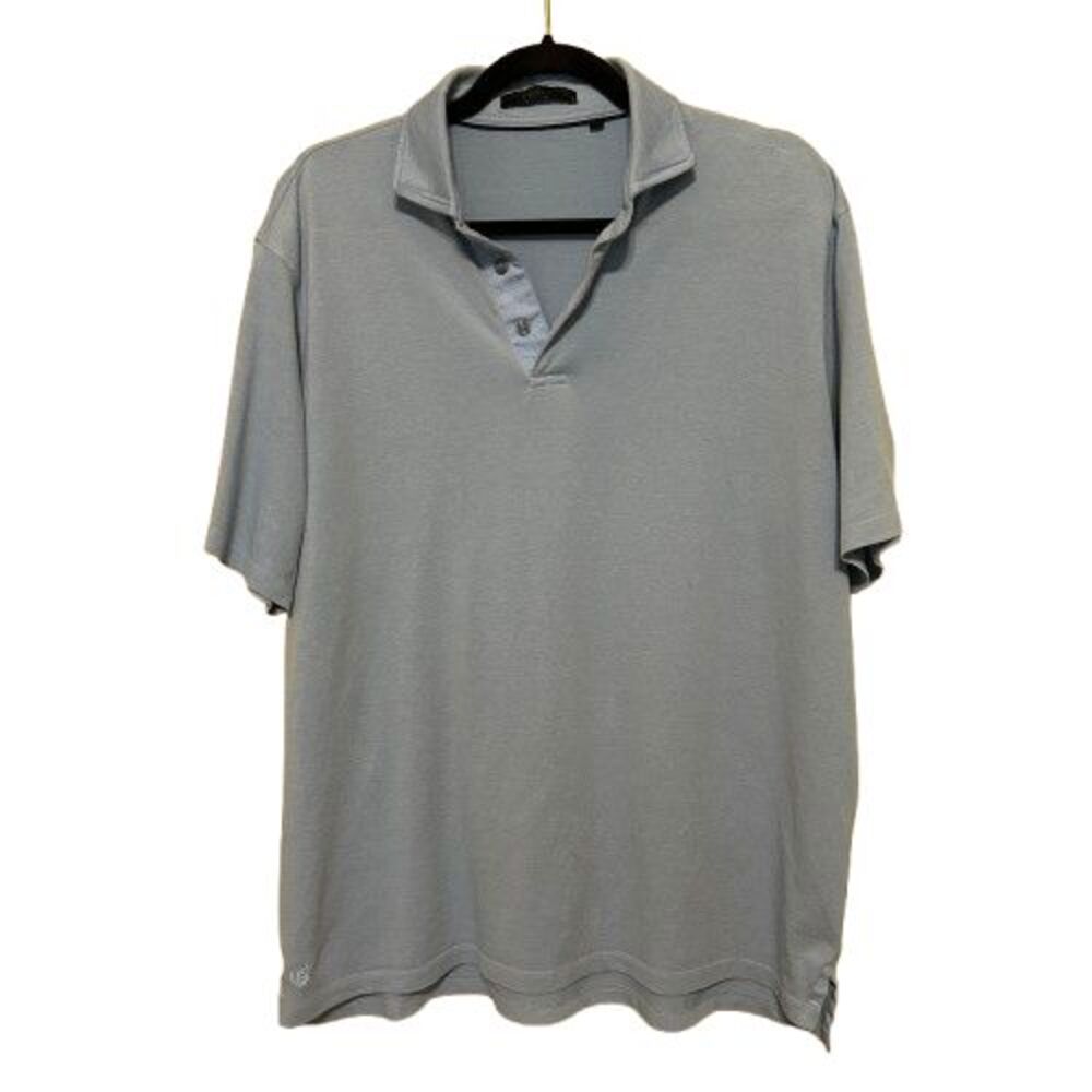 Greyson Polo Shirt Mens Large Blue Golf Pine Lakes Country Club Logo